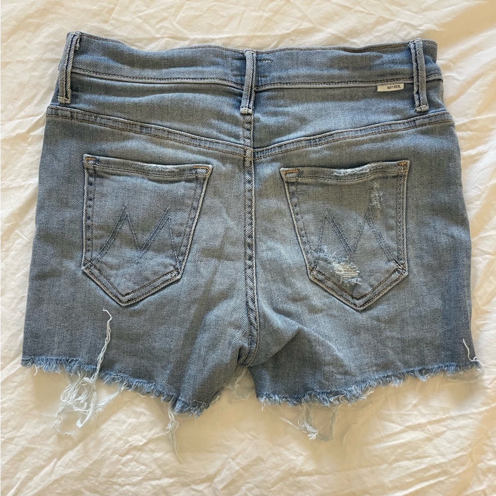 MOTHER Denim Lightwash Shorts